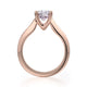 Michael M Pave Round Engagement Ring
