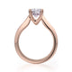 Michael M Pavé Round Engagement Ring