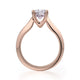 Michael M Pave Round Engagement Ring
