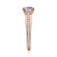 Michael M Pave Round Engagement Ring