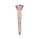 Michael M Pave Round Engagement Ring
