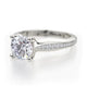 Michael M Pave Round Engagement Ring
