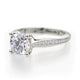 Michael M Pavé Round Engagement Ring