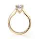 Michael M Pave Round Engagement Ring