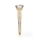 Michael M Pavé Round Engagement Ring