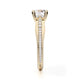Michael M Pave Round Engagement Ring
