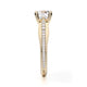 Michael M Pavé Round Engagement Ring