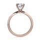 Michael M Micropave Round Engagement Ring