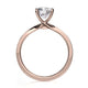 Michael M Micropavé Round Engagement Ring