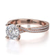 Michael M Micropave Round Engagement Ring