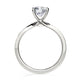Michael M Center Stone Prong Round Engagement Ring
