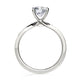 Michael M Micropave Round Engagement Ring