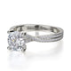 Michael M Micropavé Round Engagement Ring