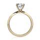 Michael M Center Stone Prong Round Engagement Ring