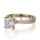 Michael M Micropave Round Engagement Ring