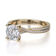 Michael M Micropavé Round Engagement Ring