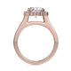Michael M Prong Round Engagement Ring