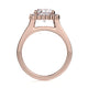 Michael M Prong Round Engagement Ring