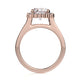 Michael M Prong Round Engagement Ring