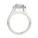 Michael M Prong Round Engagement Ring