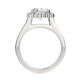 Michael M Prong Round Engagement Ring
