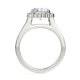 Michael M Prong Round Engagement Ring