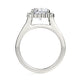 Michael M Prong Round Engagement Ring