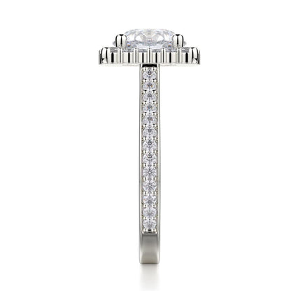 Michael M Prong Round Engagement Ring