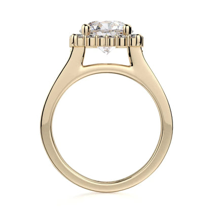 Michael M Prong Round Engagement Ring