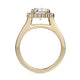 Michael M Prong Round Engagement Ring