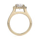Michael M Prong Round Engagement Ring