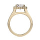Michael M Prong Round Engagement Ring