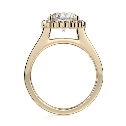 Michael M Prong Round Engagement Ring