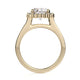 Michael M Prong Round Engagement Ring
