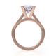 Michael M Pavé Round Engagement Ring