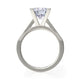Michael M Pave Round Engagement Ring