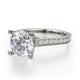 Michael M Pave Round Engagement Ring