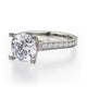 Michael M Pavé Round Engagement Ring