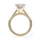 Michael M Pavé Round Engagement Ring