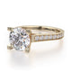 Michael M Pavé Round Engagement Ring