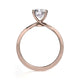 Michael M Pave Round Engagement Ring