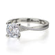 Michael M Pavé Round Engagement Ring