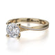 Michael M Pavé Round Engagement Ring