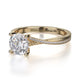 Michael M Pave Round Engagement Ring
