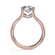 Michael M Prong Round Engagement Ring