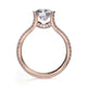 Michael M Prong Round Engagement Ring