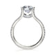 Michael M Prong Round Engagement Ring