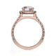 Michael M Prong Round Engagement Ring