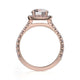 Michael M Prong Round Engagement Ring