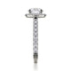 Michael M Prong Round Engagement Ring